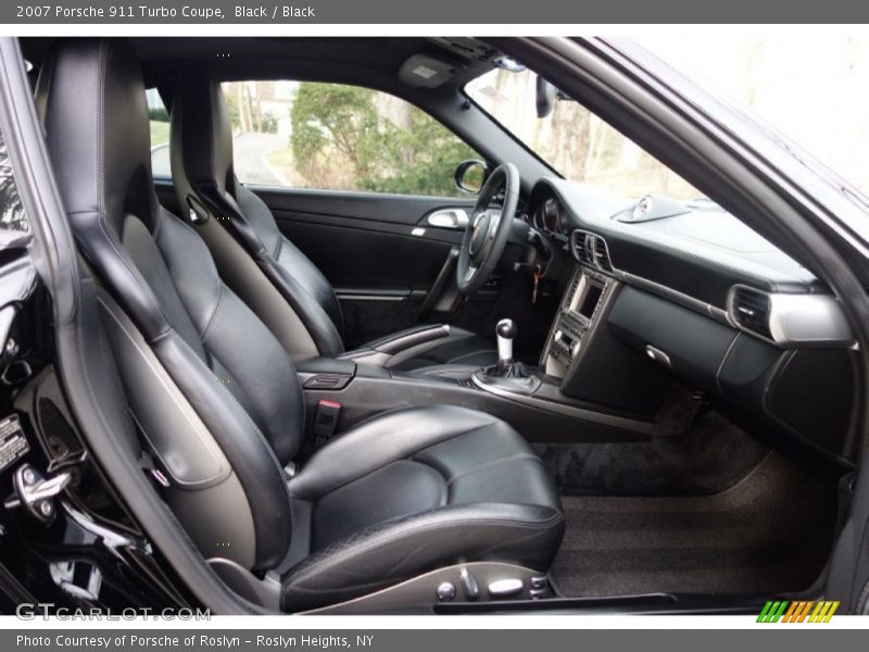 Black / Black 2007 Porsche 911 Turbo Coupe