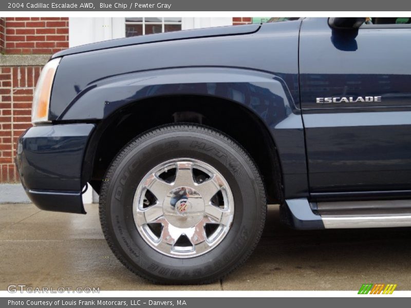 Blue Chip / Pewter Gray 2004 Cadillac Escalade AWD