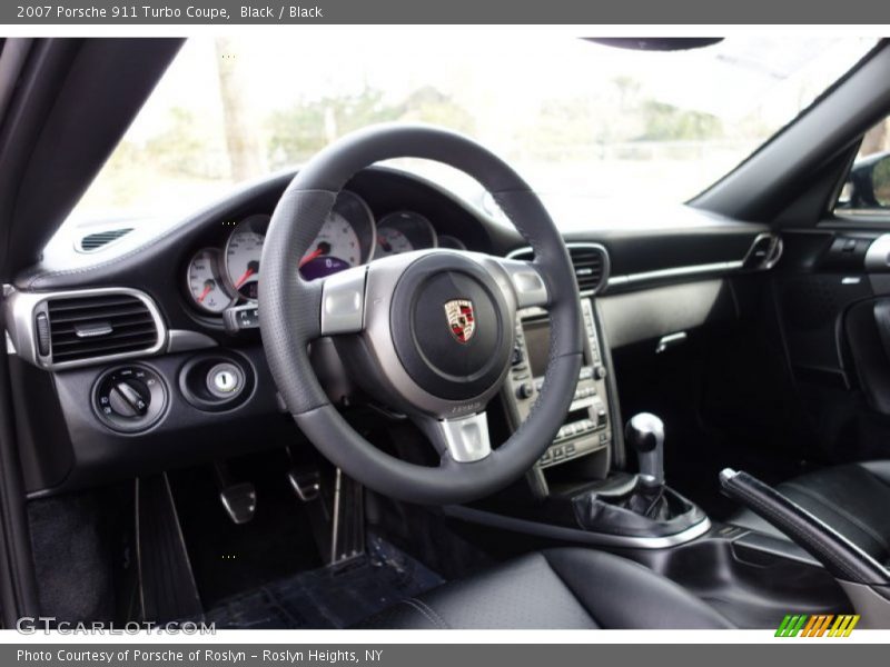 Black / Black 2007 Porsche 911 Turbo Coupe