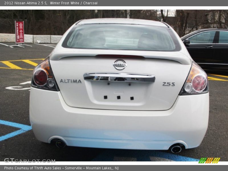 Winter Frost White / Charcoal 2012 Nissan Altima 2.5 S