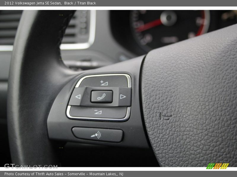 Black / Titan Black 2012 Volkswagen Jetta SE Sedan