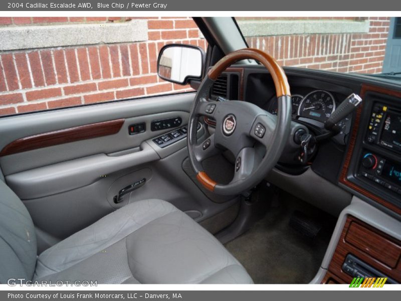 Blue Chip / Pewter Gray 2004 Cadillac Escalade AWD