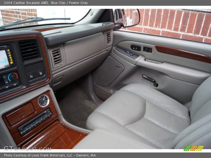 Blue Chip / Pewter Gray 2004 Cadillac Escalade AWD