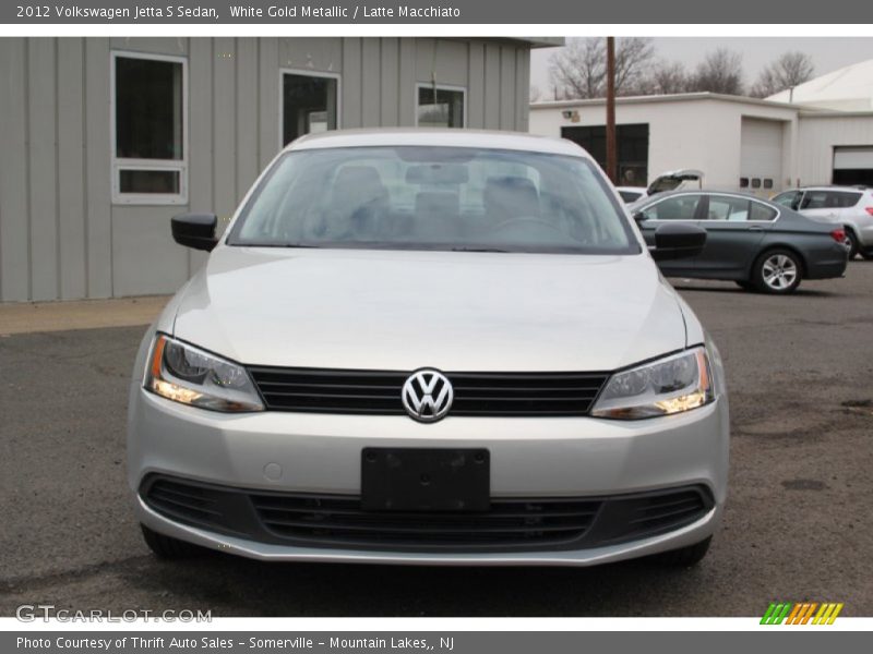White Gold Metallic / Latte Macchiato 2012 Volkswagen Jetta S Sedan