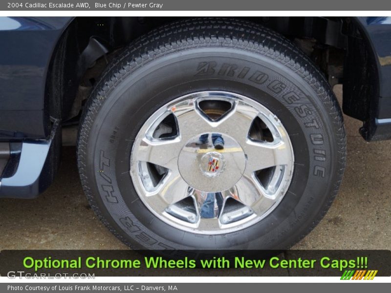 Blue Chip / Pewter Gray 2004 Cadillac Escalade AWD