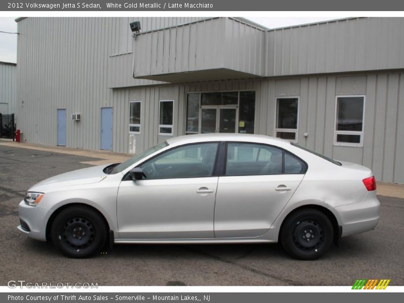  2012 Jetta S Sedan White Gold Metallic
