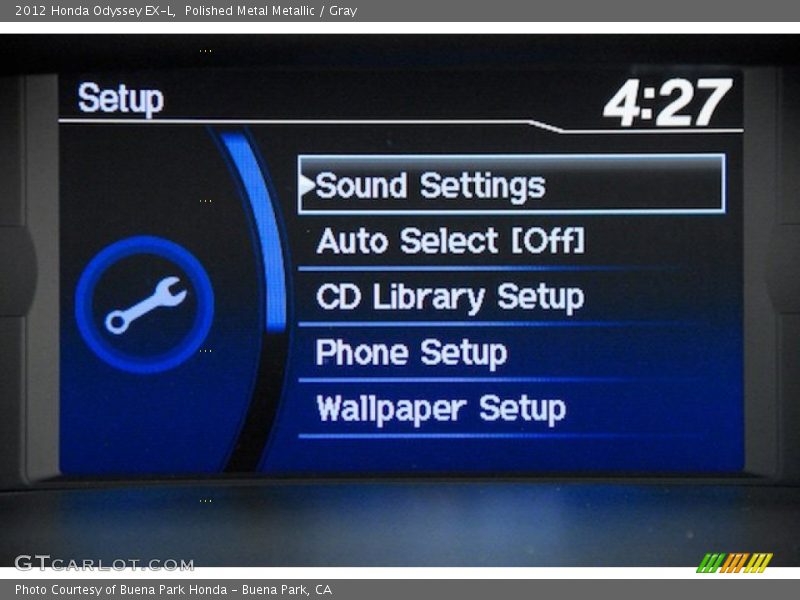 Polished Metal Metallic / Gray 2012 Honda Odyssey EX-L