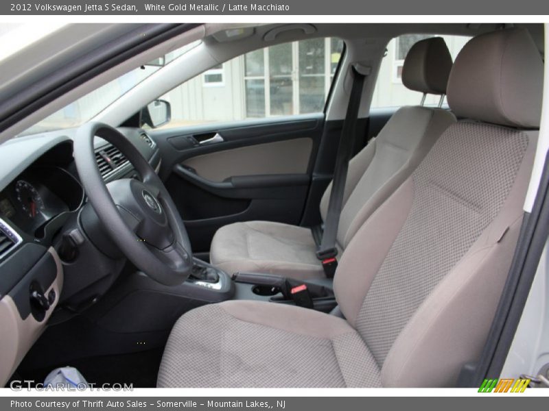 White Gold Metallic / Latte Macchiato 2012 Volkswagen Jetta S Sedan