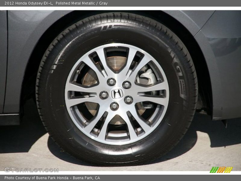 Polished Metal Metallic / Gray 2012 Honda Odyssey EX-L