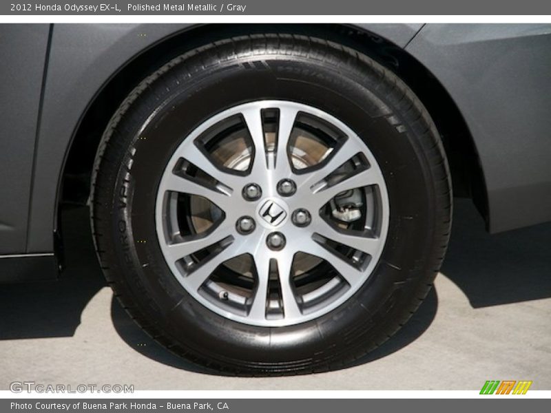 Polished Metal Metallic / Gray 2012 Honda Odyssey EX-L