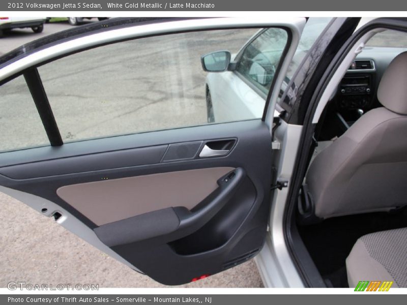 White Gold Metallic / Latte Macchiato 2012 Volkswagen Jetta S Sedan