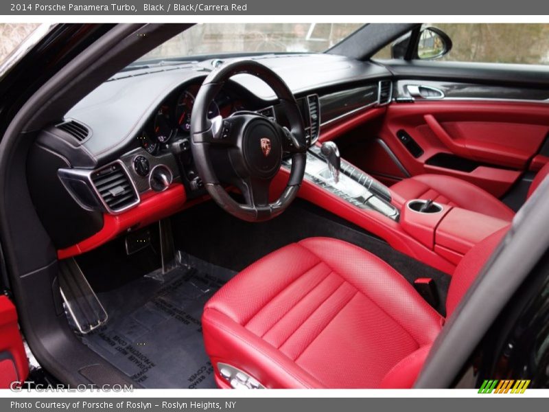 Black/Carrera Red Interior - 2014 Panamera Turbo 