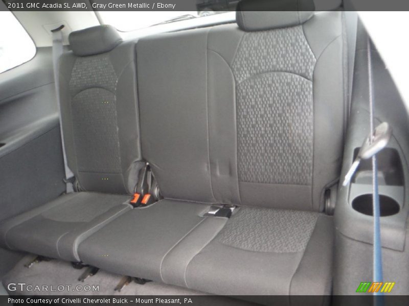 Gray Green Metallic / Ebony 2011 GMC Acadia SL AWD