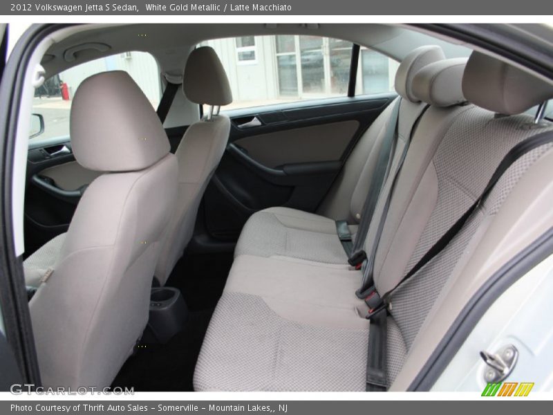 White Gold Metallic / Latte Macchiato 2012 Volkswagen Jetta S Sedan