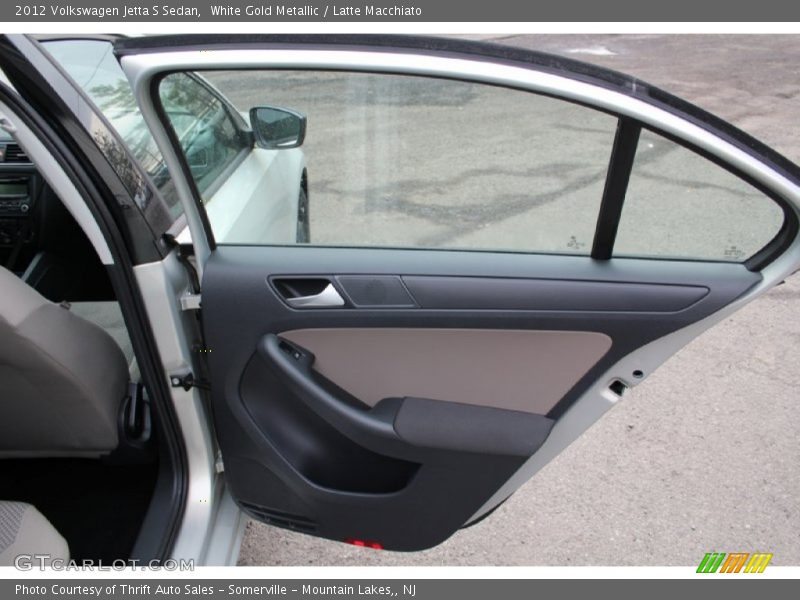 White Gold Metallic / Latte Macchiato 2012 Volkswagen Jetta S Sedan