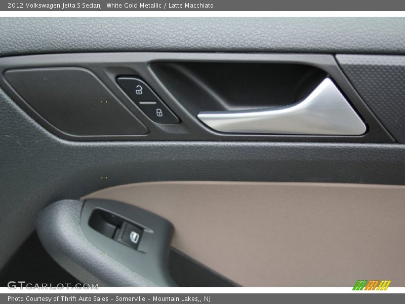 White Gold Metallic / Latte Macchiato 2012 Volkswagen Jetta S Sedan