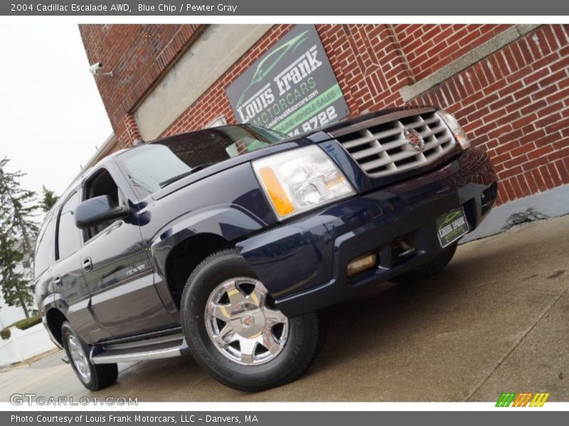 Blue Chip / Pewter Gray 2004 Cadillac Escalade AWD