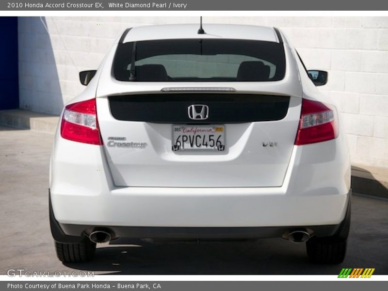 White Diamond Pearl / Ivory 2010 Honda Accord Crosstour EX