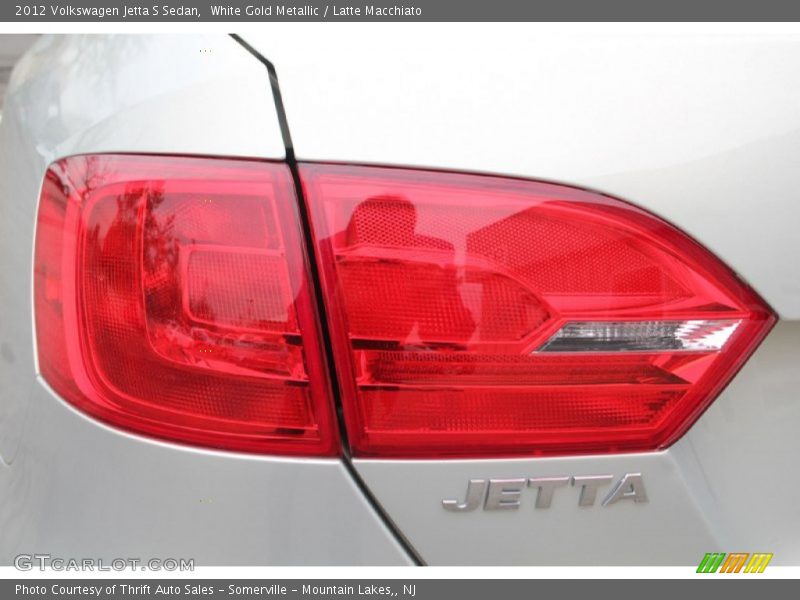 White Gold Metallic / Latte Macchiato 2012 Volkswagen Jetta S Sedan