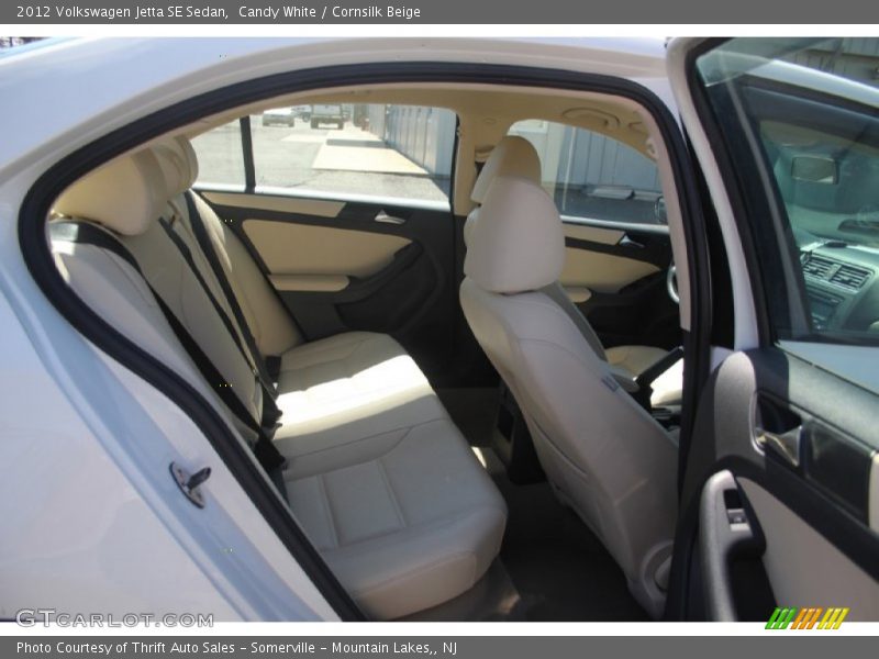 Candy White / Cornsilk Beige 2012 Volkswagen Jetta SE Sedan