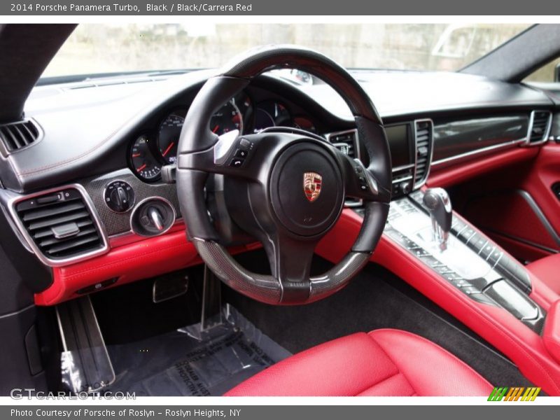 Black/Carrera Red Interior - 2014 Panamera Turbo 