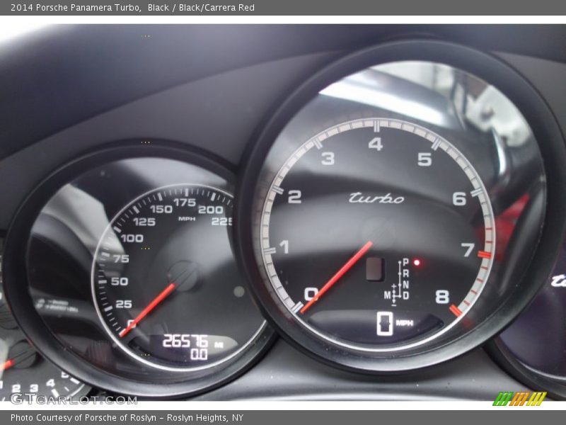  2014 Panamera Turbo Turbo Gauges