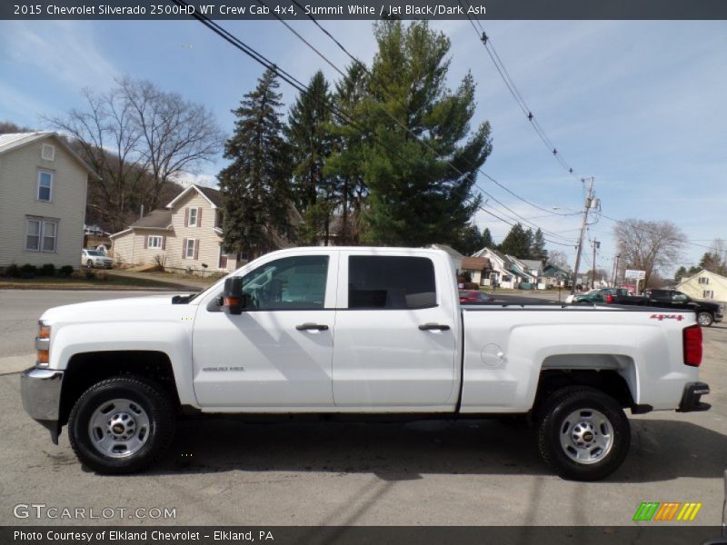 Summit White / Jet Black/Dark Ash 2015 Chevrolet Silverado 2500HD WT Crew Cab 4x4