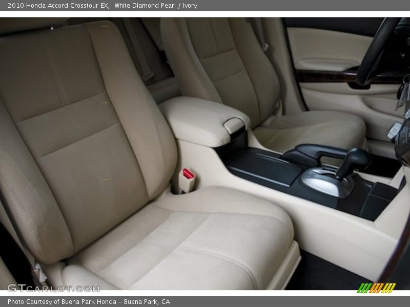White Diamond Pearl / Ivory 2010 Honda Accord Crosstour EX