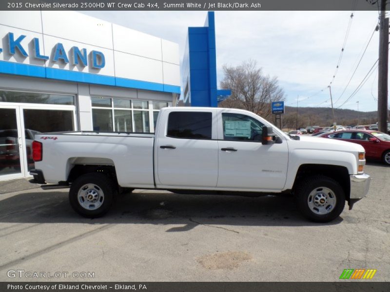 Summit White / Jet Black/Dark Ash 2015 Chevrolet Silverado 2500HD WT Crew Cab 4x4