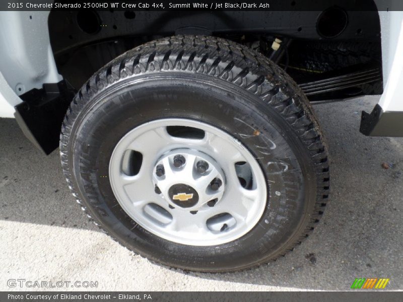 Summit White / Jet Black/Dark Ash 2015 Chevrolet Silverado 2500HD WT Crew Cab 4x4