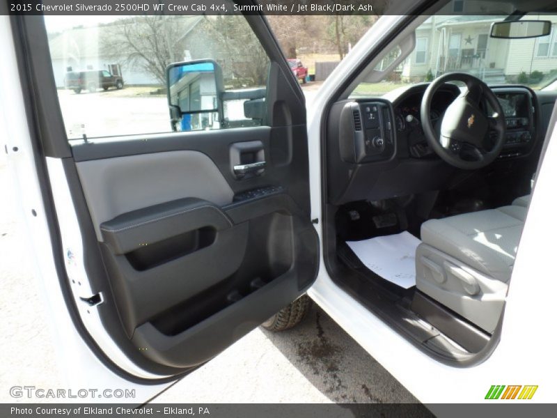Summit White / Jet Black/Dark Ash 2015 Chevrolet Silverado 2500HD WT Crew Cab 4x4