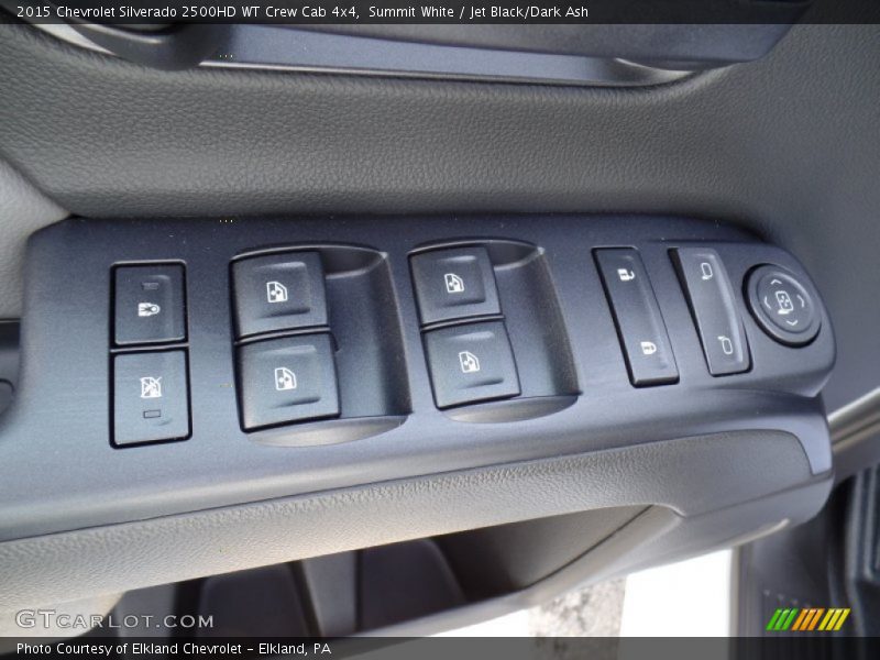 Summit White / Jet Black/Dark Ash 2015 Chevrolet Silverado 2500HD WT Crew Cab 4x4