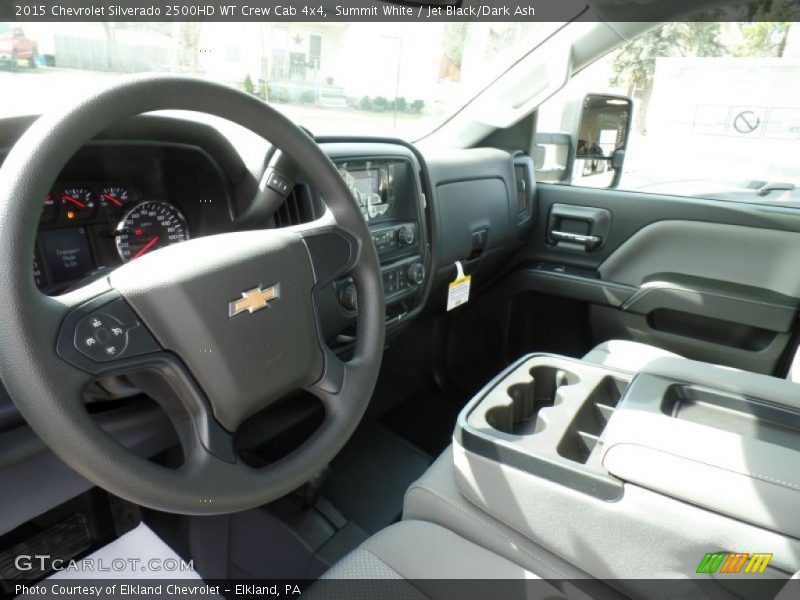 Summit White / Jet Black/Dark Ash 2015 Chevrolet Silverado 2500HD WT Crew Cab 4x4