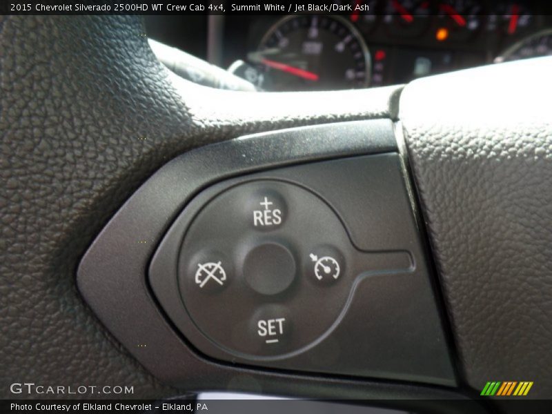 Summit White / Jet Black/Dark Ash 2015 Chevrolet Silverado 2500HD WT Crew Cab 4x4