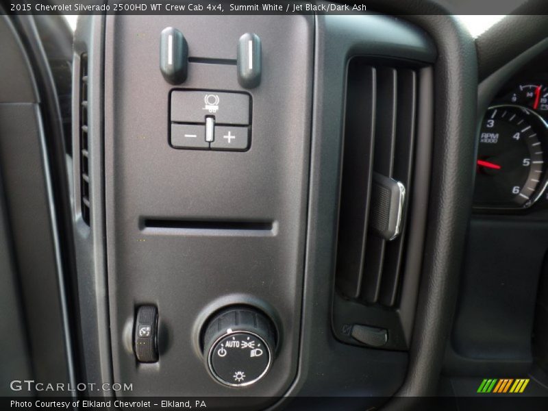 Summit White / Jet Black/Dark Ash 2015 Chevrolet Silverado 2500HD WT Crew Cab 4x4
