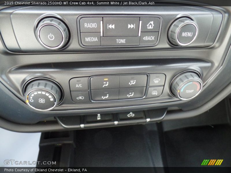 Summit White / Jet Black/Dark Ash 2015 Chevrolet Silverado 2500HD WT Crew Cab 4x4