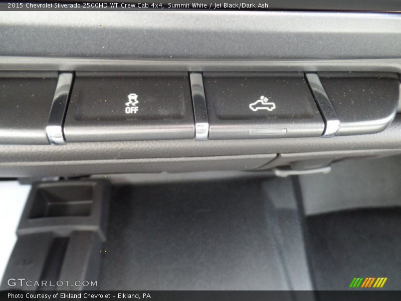 Summit White / Jet Black/Dark Ash 2015 Chevrolet Silverado 2500HD WT Crew Cab 4x4
