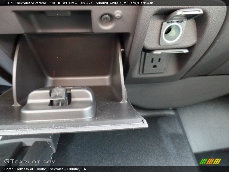 Summit White / Jet Black/Dark Ash 2015 Chevrolet Silverado 2500HD WT Crew Cab 4x4