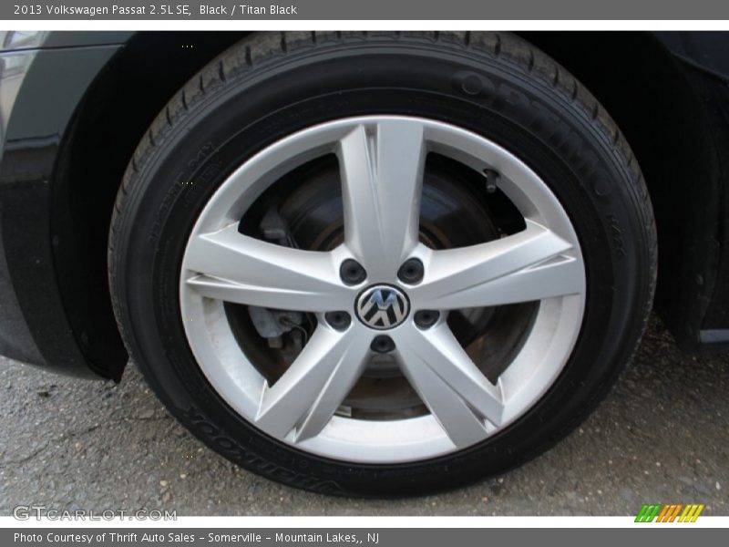 Black / Titan Black 2013 Volkswagen Passat 2.5L SE