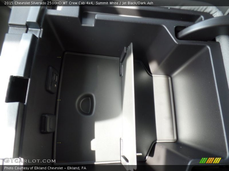 Summit White / Jet Black/Dark Ash 2015 Chevrolet Silverado 2500HD WT Crew Cab 4x4