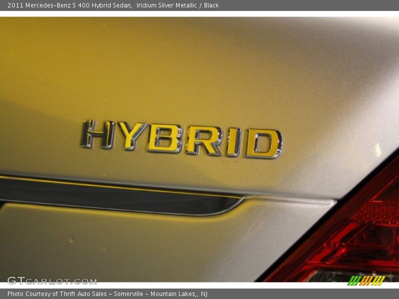 Iridium Silver Metallic / Black 2011 Mercedes-Benz S 400 Hybrid Sedan