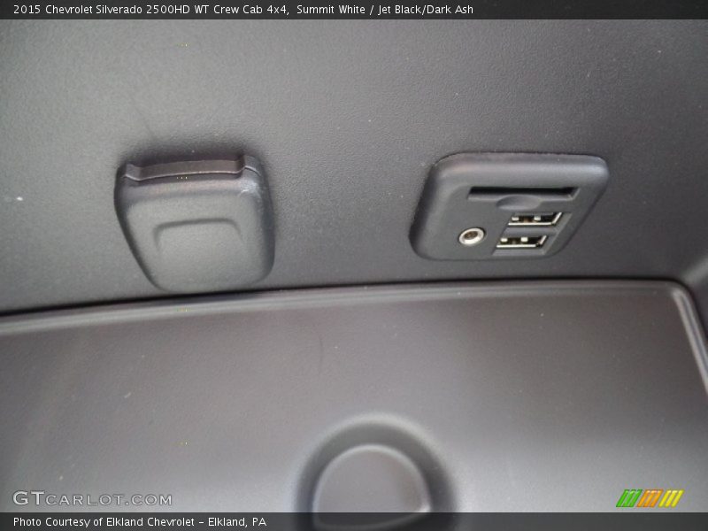 Summit White / Jet Black/Dark Ash 2015 Chevrolet Silverado 2500HD WT Crew Cab 4x4