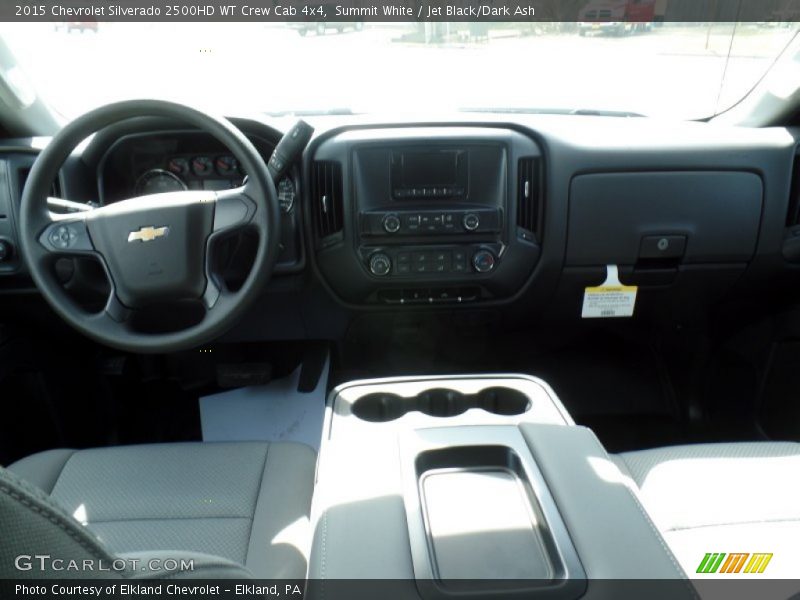 Summit White / Jet Black/Dark Ash 2015 Chevrolet Silverado 2500HD WT Crew Cab 4x4