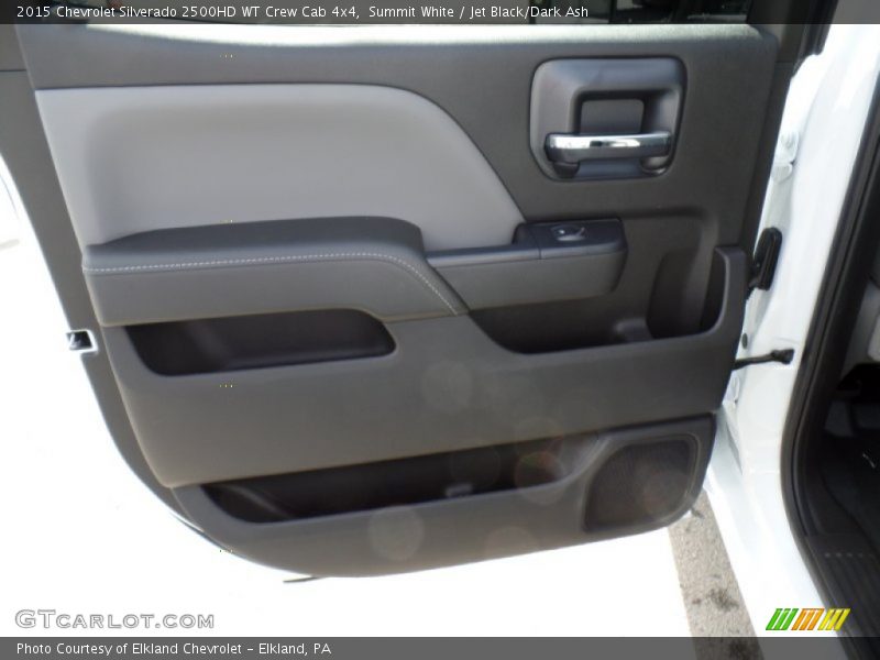 Summit White / Jet Black/Dark Ash 2015 Chevrolet Silverado 2500HD WT Crew Cab 4x4