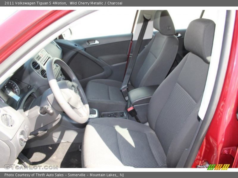 Wild Cherry Metallic / Charcoal 2011 Volkswagen Tiguan S 4Motion