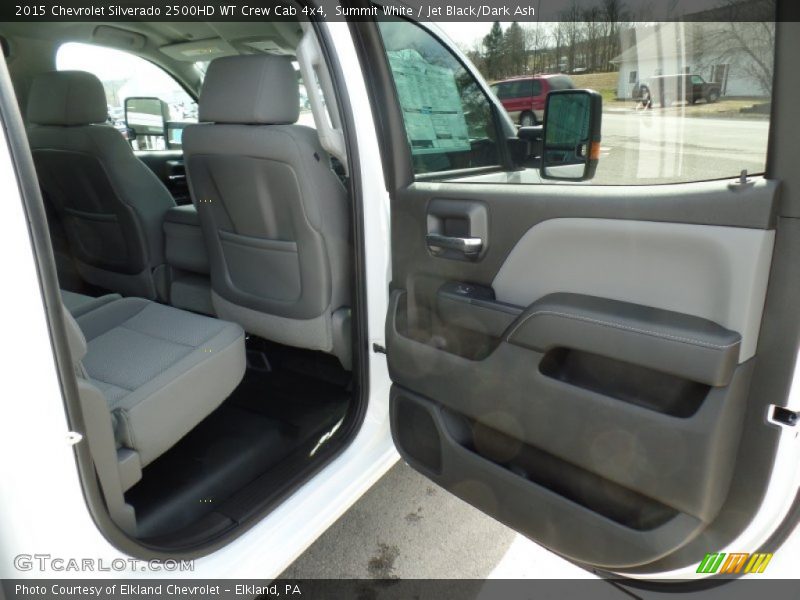 Summit White / Jet Black/Dark Ash 2015 Chevrolet Silverado 2500HD WT Crew Cab 4x4