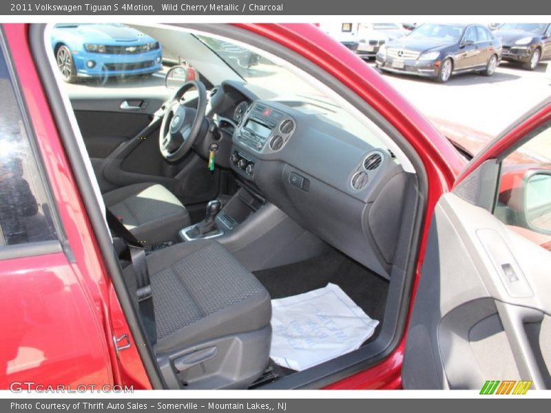 Wild Cherry Metallic / Charcoal 2011 Volkswagen Tiguan S 4Motion
