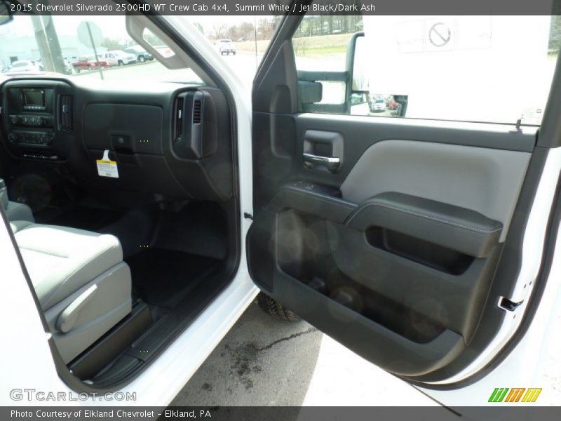 Summit White / Jet Black/Dark Ash 2015 Chevrolet Silverado 2500HD WT Crew Cab 4x4
