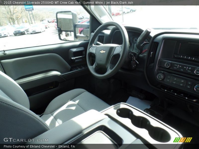 Summit White / Jet Black/Dark Ash 2015 Chevrolet Silverado 2500HD WT Crew Cab 4x4