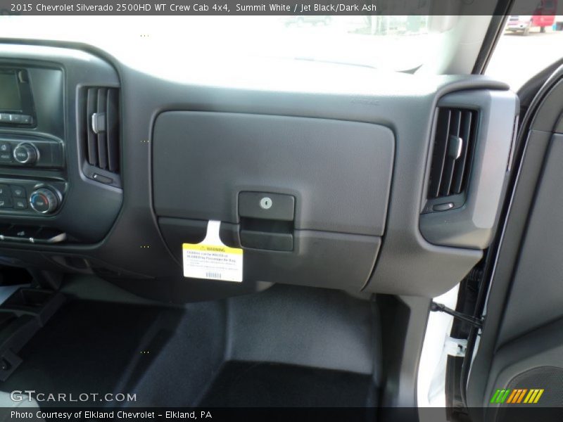Summit White / Jet Black/Dark Ash 2015 Chevrolet Silverado 2500HD WT Crew Cab 4x4